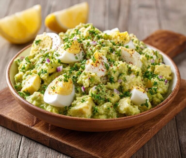 Creamy Avocado and Egg Delight Salad: A Simple Recipe for Every Meal