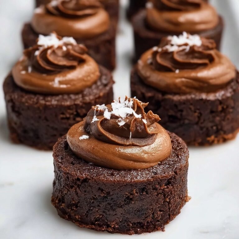How to Make Perfect Brownie Bites with Whipped Chocolate Ganache