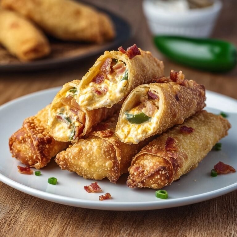 How to Make Crispy & Creamy Jalapeno Popper Egg Rolls at Home