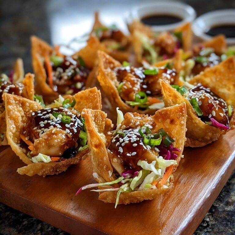 How to Make Crispy Teriyaki Chicken Wonton Tacos at Home