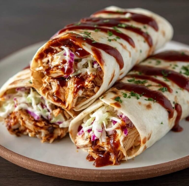 How to Make BBQ Chicken Coleslaw Wraps That Are Quick, Tangy, and Perfect for Any Meal