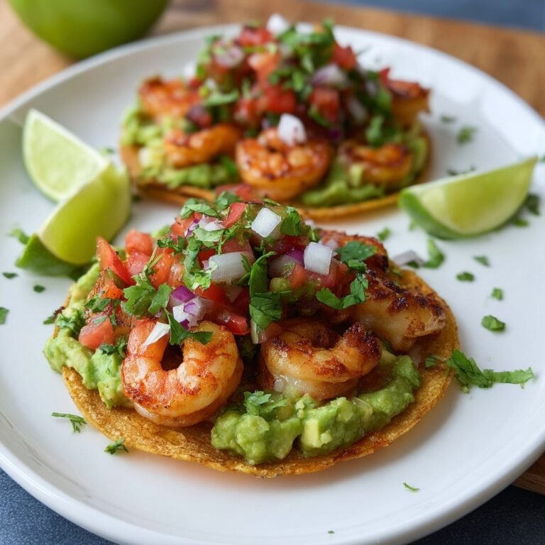 How to Make Shrimp Tostadas with Guac & Fresh Salsa at Home