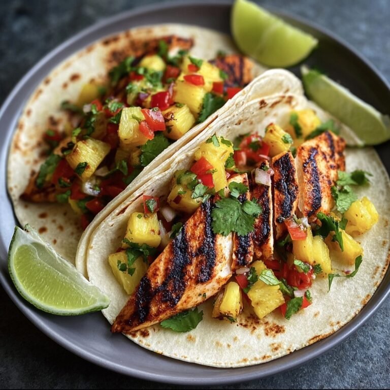 How to Make Chili Lime Chicken Tacos with Grilled Pineapple Salsa for Bright, Bold Flavor