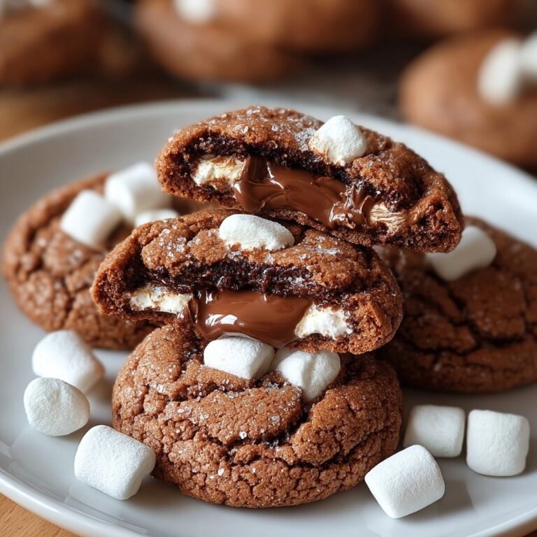 How to Make Homemade Nutella Marshmallow Cookies: Soft, Chewy & Loaded