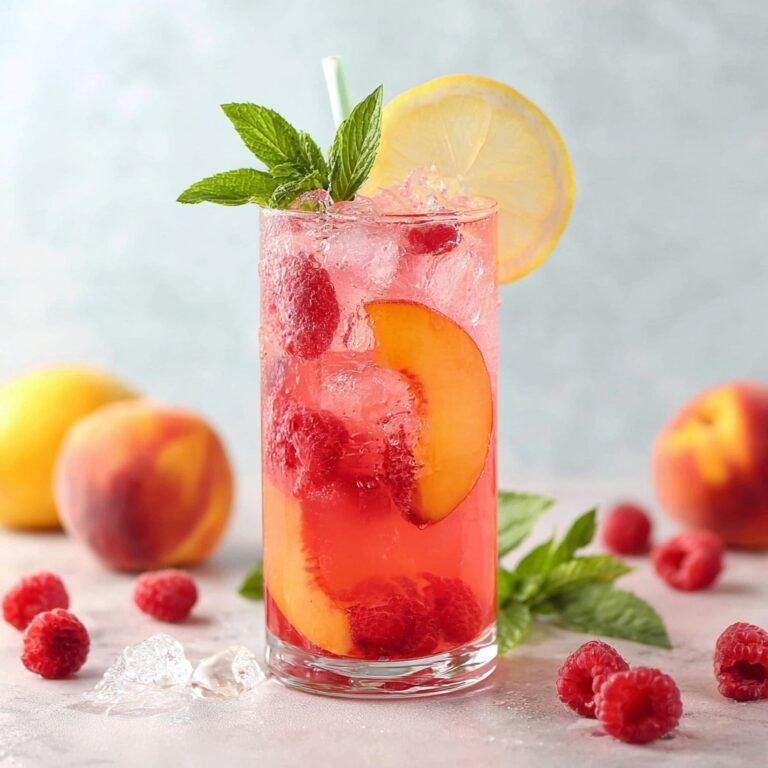 How to Make Refreshingly Sweet Homemade Raspberry Peach Lemonade