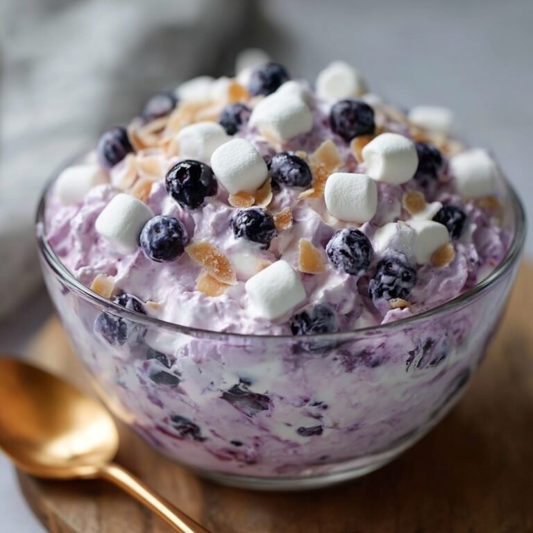 How to Make a Refreshing Blueberry Fluff Salad for Every Occasion