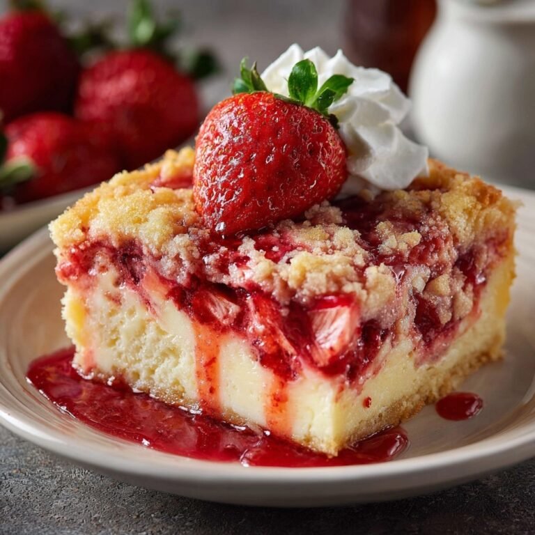 Easy Easter Strawberry Cheesecake Dump Cake Recipe for Festive Desserts
