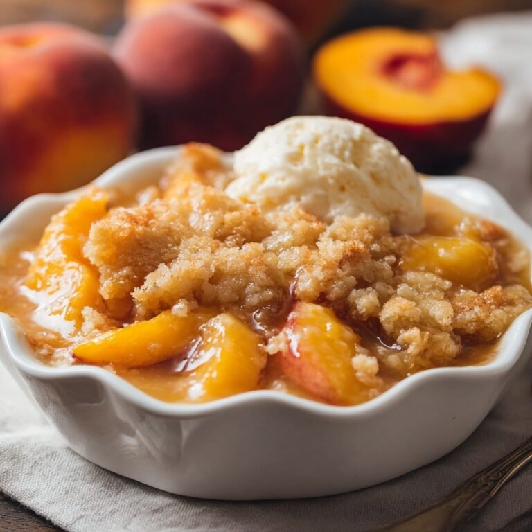 How to Make Classic Peach Cobbler with a Delicious Twist