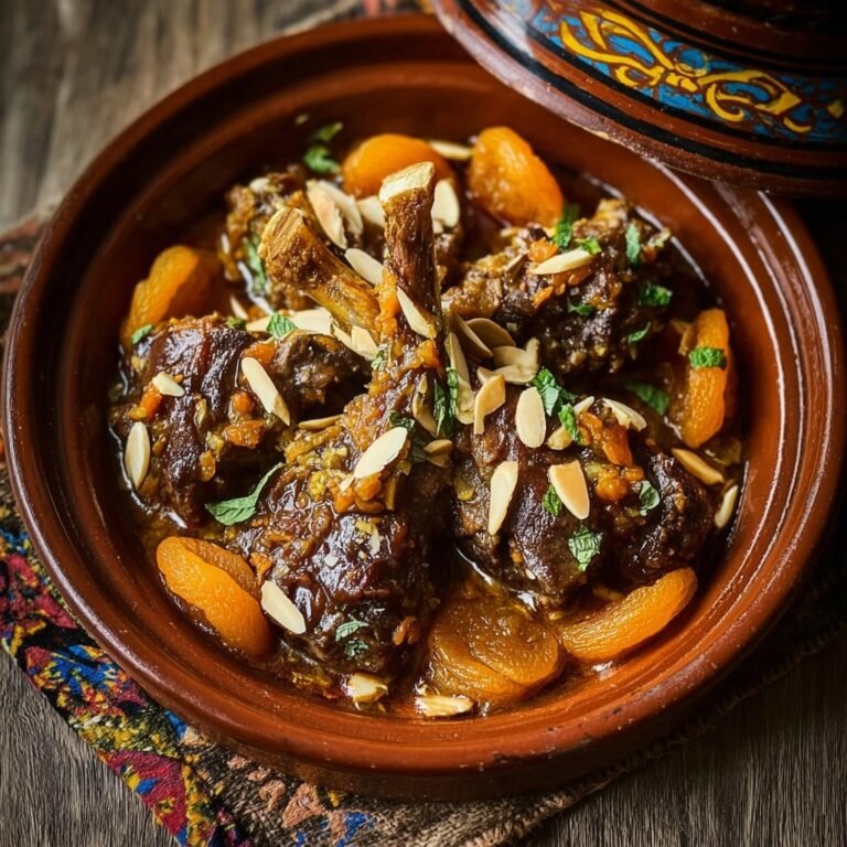How to Make Authentic Lamb Tagine with Apricots & Almonds at Home