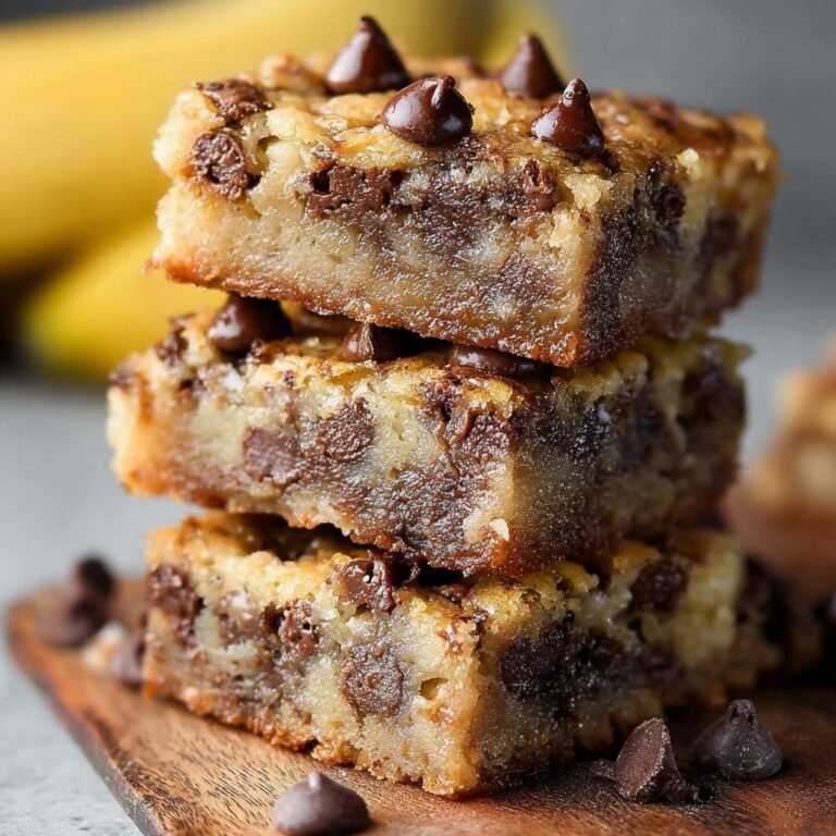Easy and Moist Banana Chocolate Chip Bars for Anytime Snacking