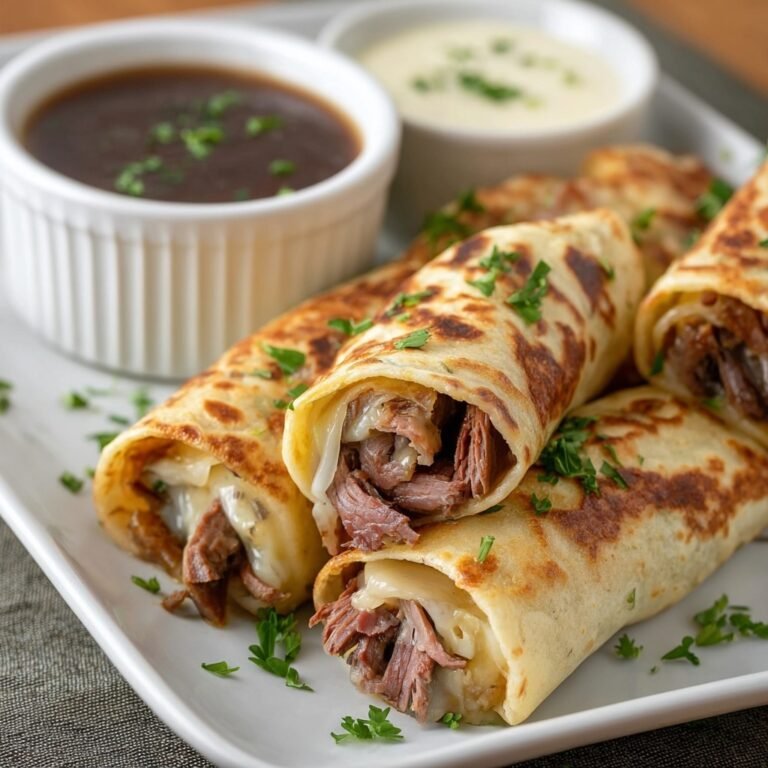 How to Make Savory French Dip Tortilla Roll-Ups for a Delicious Twist on a Classic
