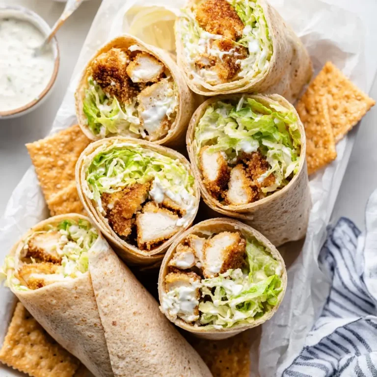 How to Make Perfect Crispy Chicken Caesar Wraps at Home