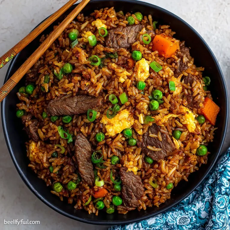 Beef Fried Rice Recipe for Quick, Flavorful Weeknight Dinners