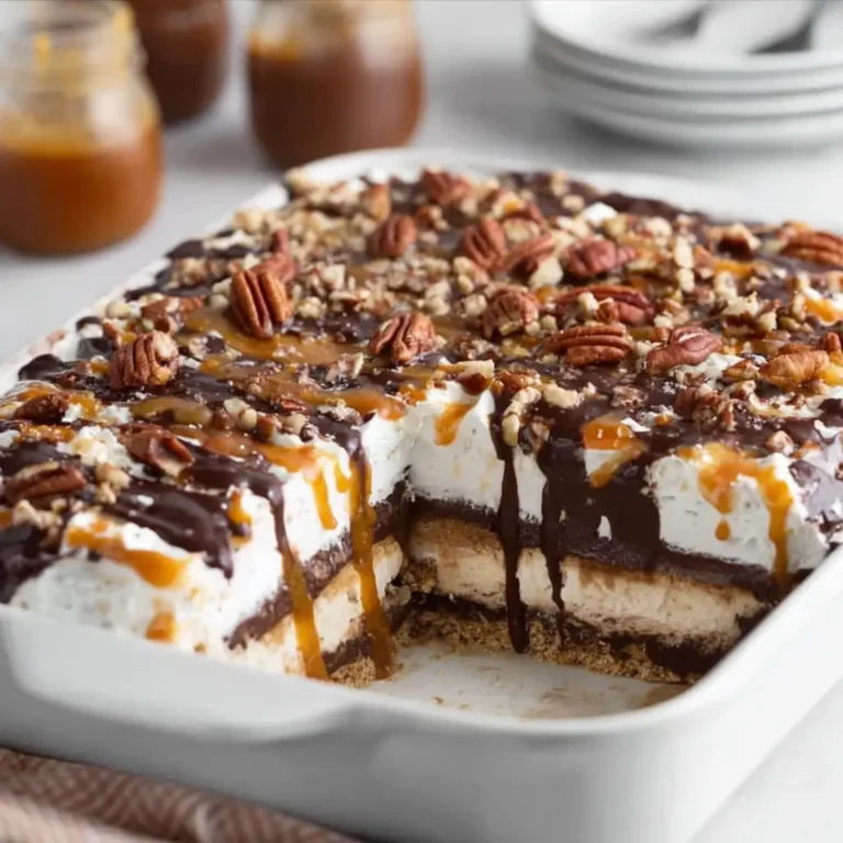 Easy No Bake Turtle Lush Dessert Recipe for Quick, Decadent Treats