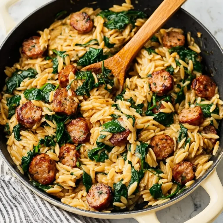 How to Make Creamy Chicken Sausage Orzo for a Cozy Weeknight Dinner