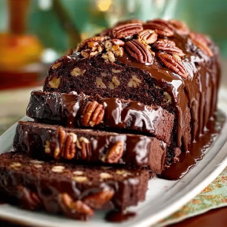 Easy Moist and Fudgy Chocolate Pecan Loaf Recipe for Rich Indulgence