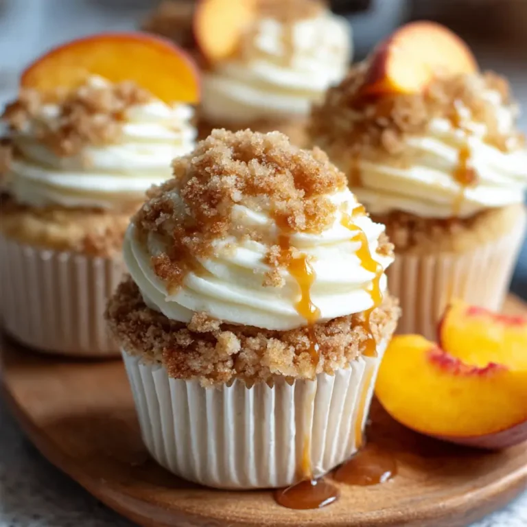 How to Make Perfect Peach Cobbler Cupcakes for a Sweet Treat