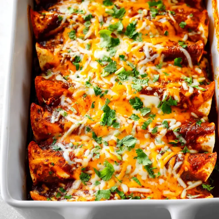Easy Chicken Enchiladas Recipe for Flavorful Weeknight Dinners
