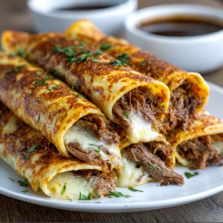 Flavorful French Dip Tortilla Roll Ups for Easy Entertaining