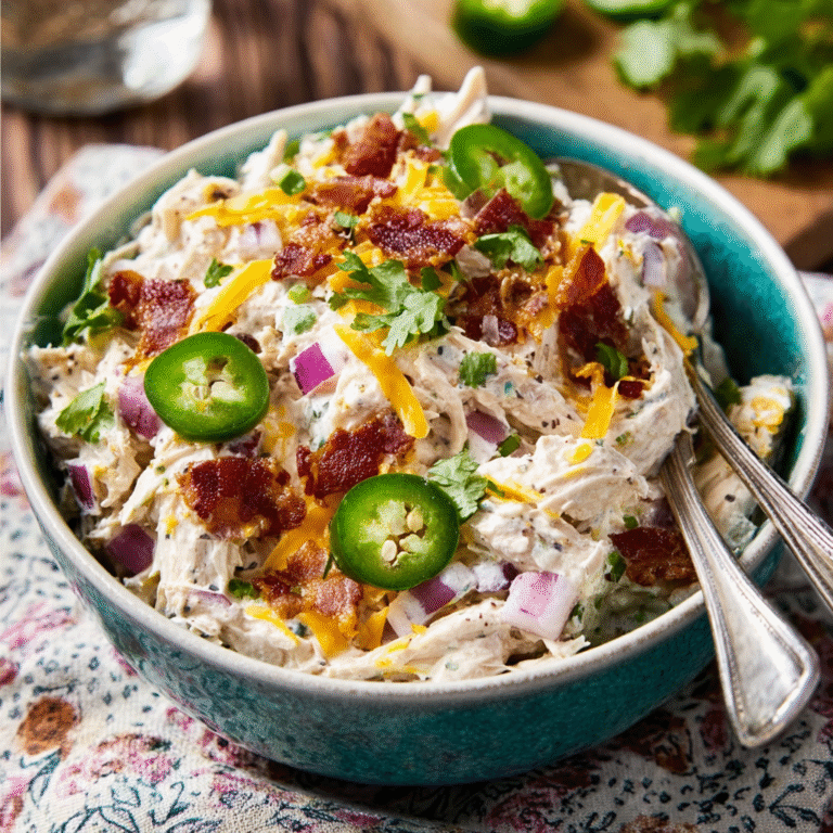 How to Make Jalapeño Popper Chicken Salad: A Spicy, Creamy Crowd-Pleaser