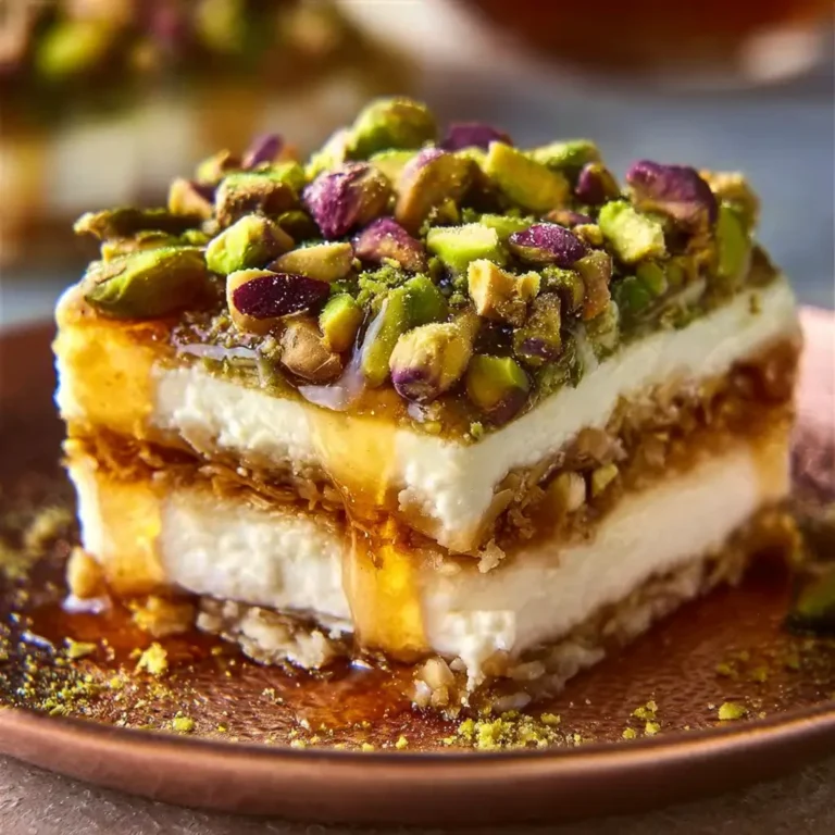 Decadent Honey Pistachio Baklava Cheesecake Recipe for Rich, Layered Dessert Lovers