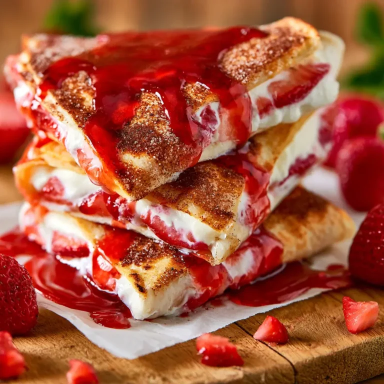 How to Make Strawberry Cheesecake Quesadillas for a Sweet Treat